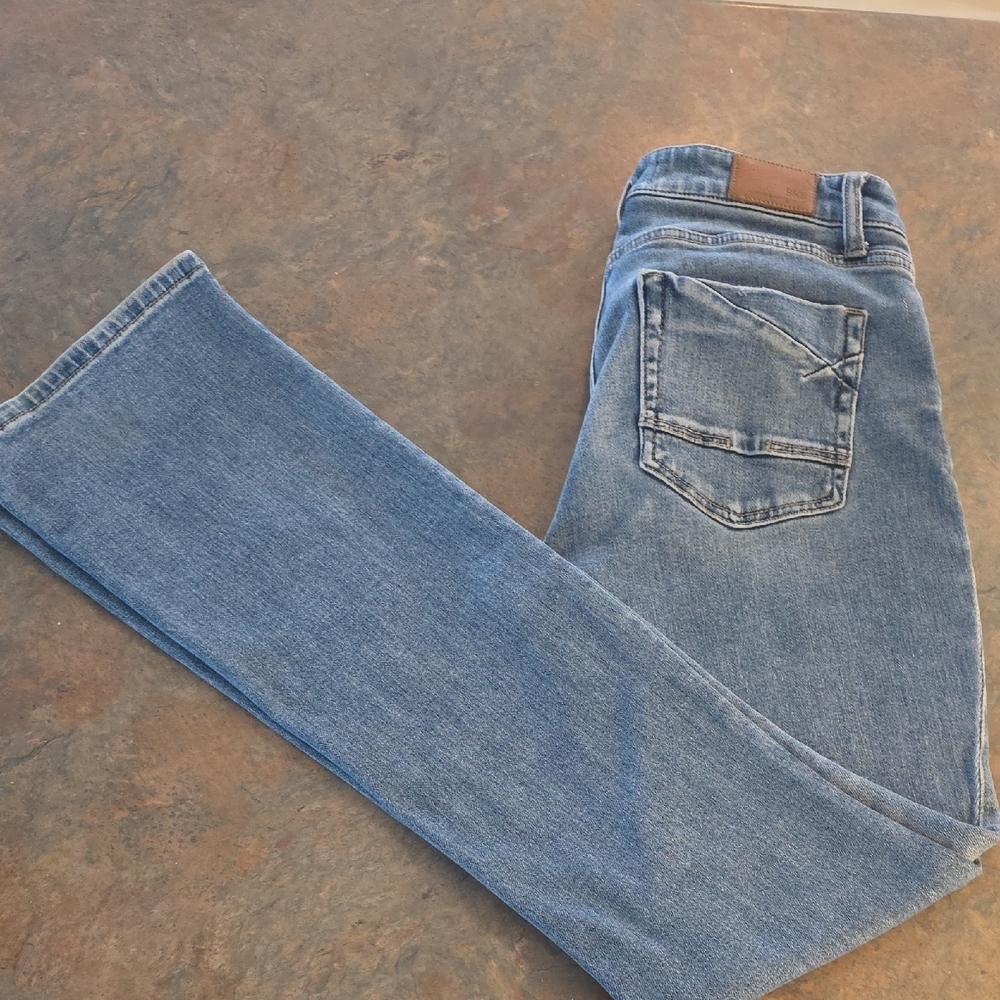 BKE Women's Light Blue Boot Cut Jeans